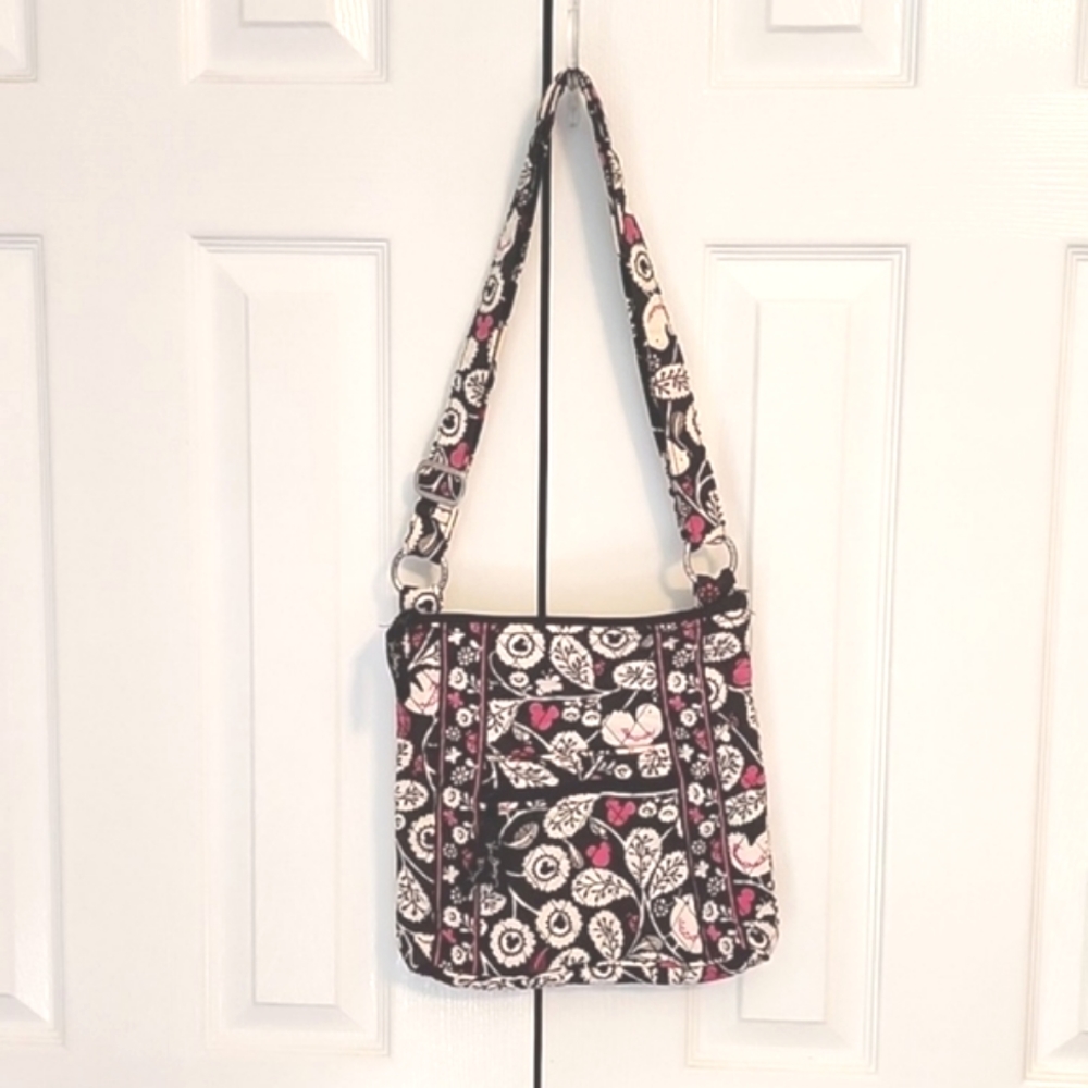 Vera Bradley Disney Parks Retired Mickey Meets Birdie Hipster Cross Body Bag